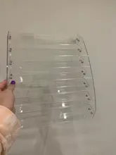 Organizador de exhibición de esmalte de uñas acrílico, 2-3-4-5-6-7 capas, manicura, cosméticos, soporte para presentación de joyería, caja de maquillaje de acrílico transparente