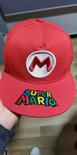Gorra de baseball con bordado de Mario para niñas, informal, cosplay, hip hop, para viajar al aire libre