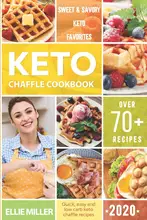 Keto-libro de cocina para perder peso, libro de cocina para Chaffle Simple, fácil e irrompible, bajo en carburador y sin pegamento