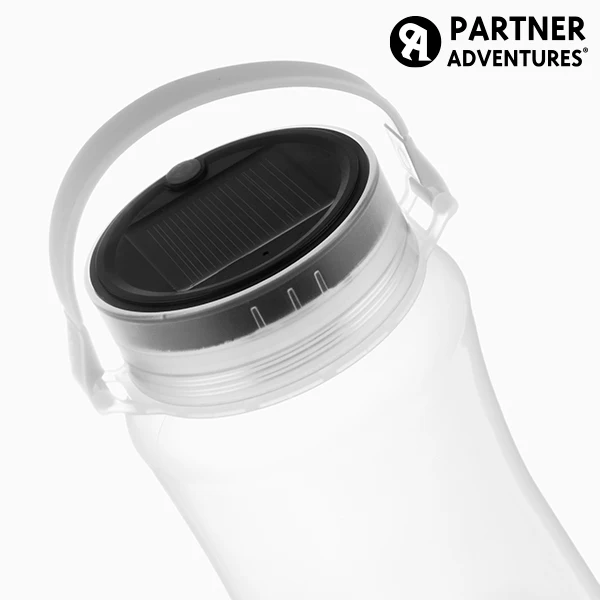 Светодиодный силиконовый флакон с солнечной батареей Partner adventures