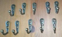 Hooks Towel-Hanger Coat Wall-Hook-Rack Bedroom Antique Vintage for Hat Bag 10pcs Zinc-Alloy-Door