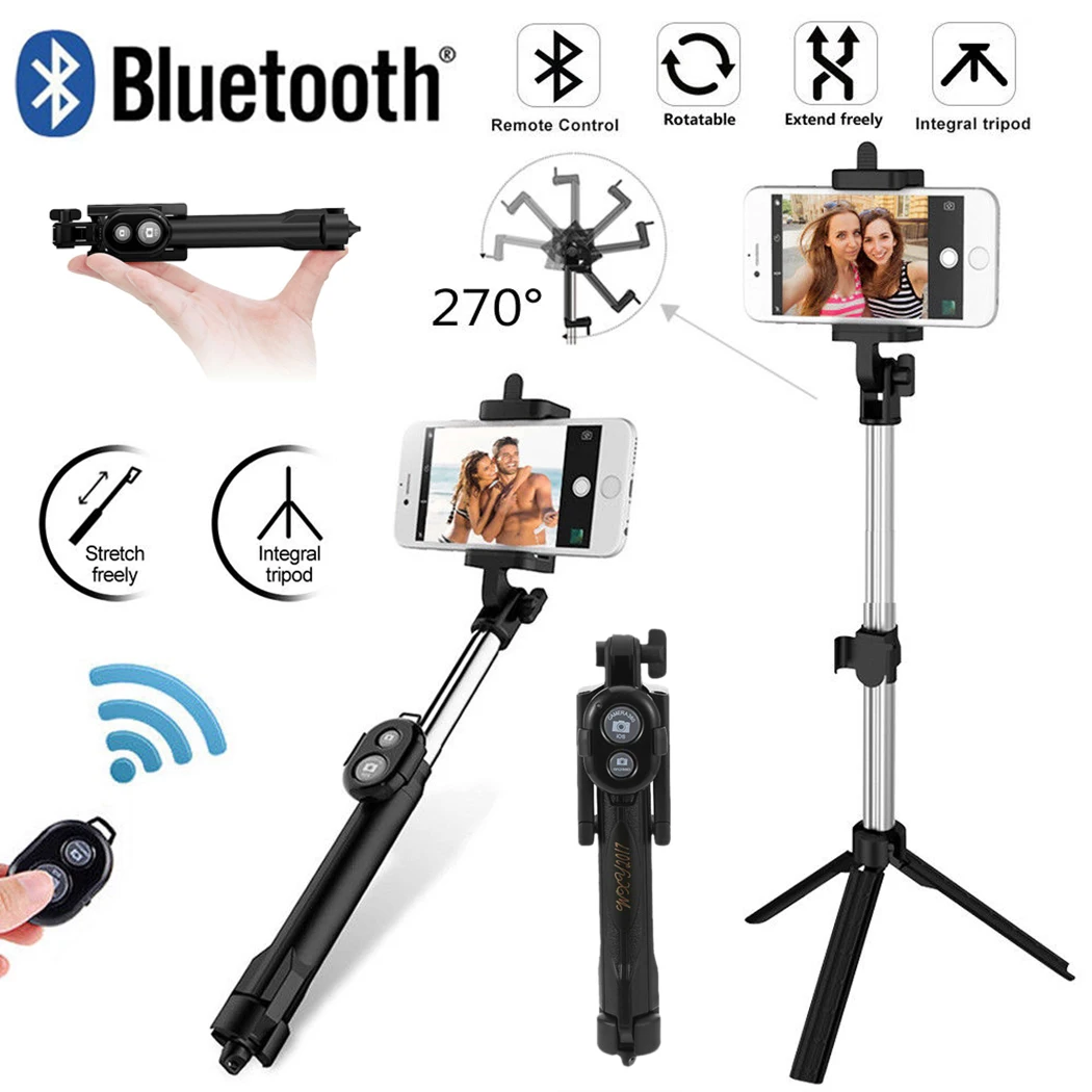 Bluetooth селфи палка штатив тренога
