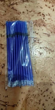 12/20 unid/set bolígrafo de Gel para oficina repuesto borrable Rod pluma borrable lavable 0,5mm azul negro verde de la escuela escribiendo artículos de papelería
