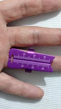 Regla Dental de aleación de aluminio, instrumento colorido de medición de Canal radicular para endodoncia, herramientas de dentista, 1 ud.