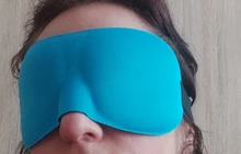 Mascarilla para dormir 3D Natural para hombre y mujer, parche para los ojos, suave, portátil, para viajes, 1 Uds.