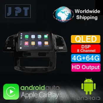 

Multimedia player - JPT - for TOYOTA 2008 Fortuner Auto Gear QLED PX6 DSP8 RDS GPS Navigation 4G+64G AUX Carplay