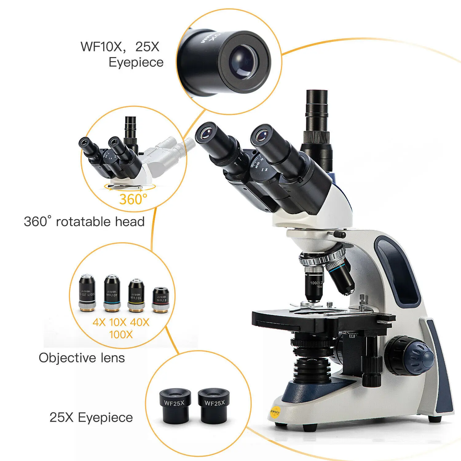 1 Preparados para microscopio SWIFT Optical 