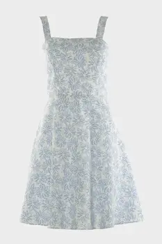 

Trendyol Flower Pattern Back Low-Cut Dress TWOSS20EL1894
