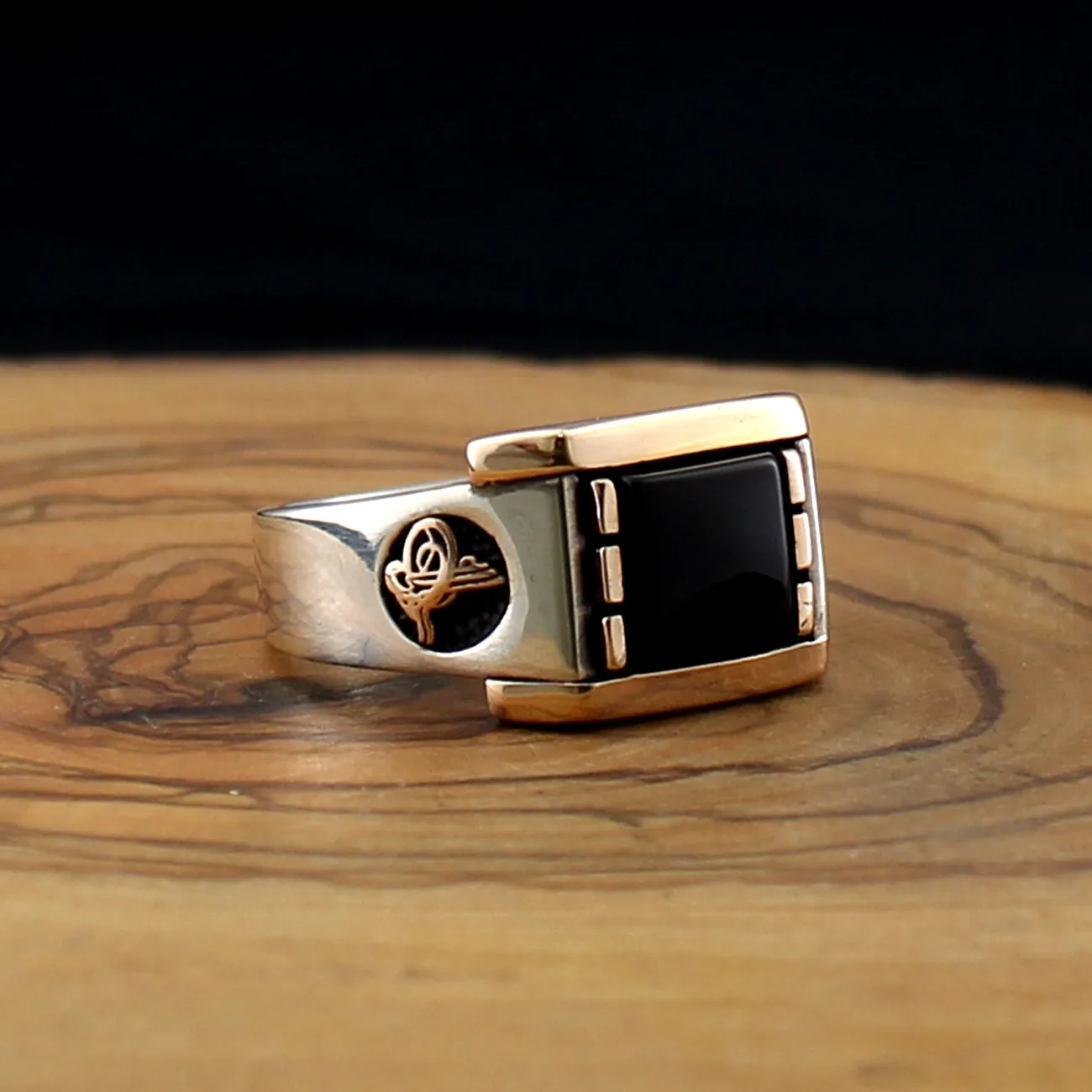 

925 Sterling Silver Ring for Men with Black Onyx Stone (Made in Turkey)