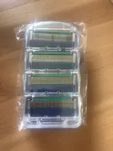 Gillette-Cuchillas de afeitar para hombre Fusion, 5 capas, cuchillas de seguridad, acero inoxidable, cuidado de la cara, 4 unidades