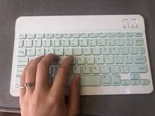 Miniteclado inalámbrico con Bluetooth para ipad, tableta, teléfono, iPad, ratón, para Samsung, Xiaomi, Android