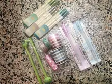 Cinta Washi de colección de plantas verdes, 14 diseños, 15mm, patrón de mosaico a cuadros, adhesivos de decoración, A6825