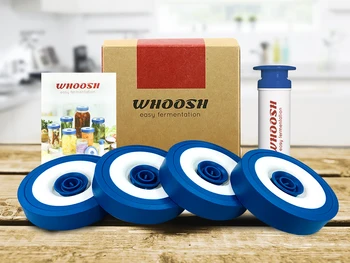 

4 Pcs Vacuum lids with pump for Food Weed Herb for Wide-Mouth Mason Jar Storage Patent Design to 100% Vacuum