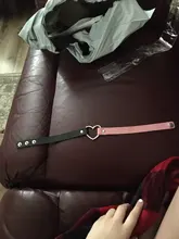 Gargantilla de piel sintética con forma de corazón para mujer, collar con estilo, joyería punk, y novia regalo de boda, 2019