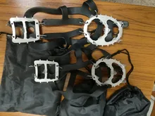Climbing Crampons Shoe-Covers Antiskid-Shoes Ice Fishing Outdoor Winter for Walk Manganese-Steel