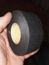 Rollo de cinta de tejido adhesivo, arnés de cableado para coche, color negro, 25M