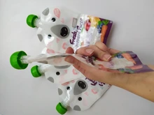 8 Uds de alta calidad con cierre exprimido fresco bolsas práctica bebé destete comida puré de reutilizable apretar para recién nacido