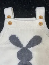 Monos de punto para bebé recién nacido, diseño de conejo Adorable, Onsie divertida, prendas de vestir exteriores de otoño y primavera
