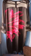 Vestido de verano de talla grande para mujer, elegante vestido de malla ajustado con estampado Floral para fiesta y Club nocturno, negro, Vestidos nuevos, 4XL, 5XL, 6XL, 2021