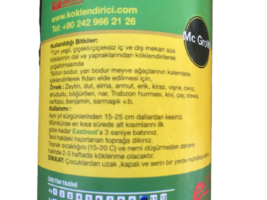 Eastroot kёklendirme Hormonu 4000ppm 250cc| |
