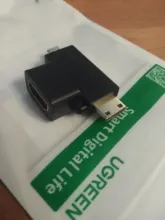 Cable-Connector-Converter Hero-Camera Gopro Ugreen Micro-Hdmi-To-Hdmi-Adapter Mini Hdmi