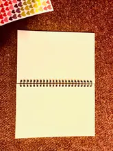 Cuaderno de bocetos en espiral, cuaderno de Graffiti para la escuela, tamaño A5 y A6, 100 páginas, cubierta de papel Kraft, página en blanco