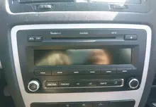 Biurlink-Adaptador de música MP3, módulo inalámbrico Bluetooth, aux-in, Conector de 12 pines para VW y Skoda