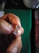 Aretes de tachuela de amor con forma de delfín para mujer, joyería de alta calidad, joyería de plata de ley 925, Círculo de circonita AAA, bisutería romántica