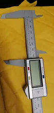 Calibradores digitales Vernier para medición de altura, micrómetro electrónico LCD de 150mm y 6 pulgadas, instrumentos de Medidor de fibra de carbono