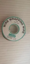 One Roll 8 Colors 30AWG Wire Wrapping Wire, Tinned Copper Solid, PVC insulation