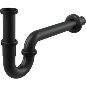

Siphon for alcaplast D32 sink with a nut 1 1/4, all-metal (a4320black)