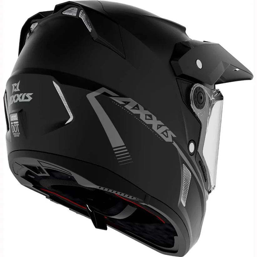 Axxis 4259000 MX803DS Wolf DS Solid black size S to XL motocross