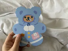 Creativo costura tarjeta niños bendición felicitación tarjeta tarjetas sobre Año Nuevo postal tarjeta de regalo libro accesorios decorativos