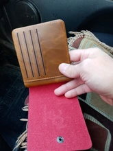 Small Wallet Purse Card-Holder Money-Bag Coin-Pocket Men Clutch Vintage Male Hasp Hollow-Out