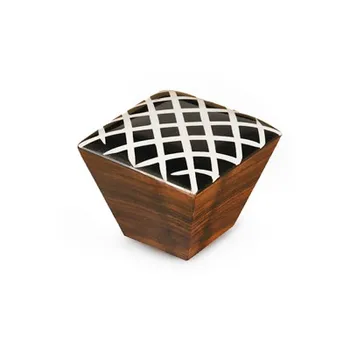 

Box with 10 knobs ethnic made of resin.