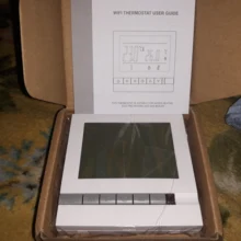 Termostato para calefacción de suelo regulador de temperatura, programable semanal, modo Manual, 230V 16A