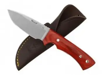 

Tooth knife Rhino RHINO-9R 9 cm MoVa steel sheet and scarlet wood handle.