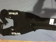STRAVA-Pantalones largos térmicos para ciclismo, pantalones largos con almohadilla de Gel 20D, pantalones con tirantes de ciclismo, para invierno, 2019