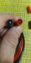 Cleqee P1502 2 uds multímetro sondas reemplazable agujas sonda Universal de prueba para multímetro Digital Cable de antena de Cable 1M