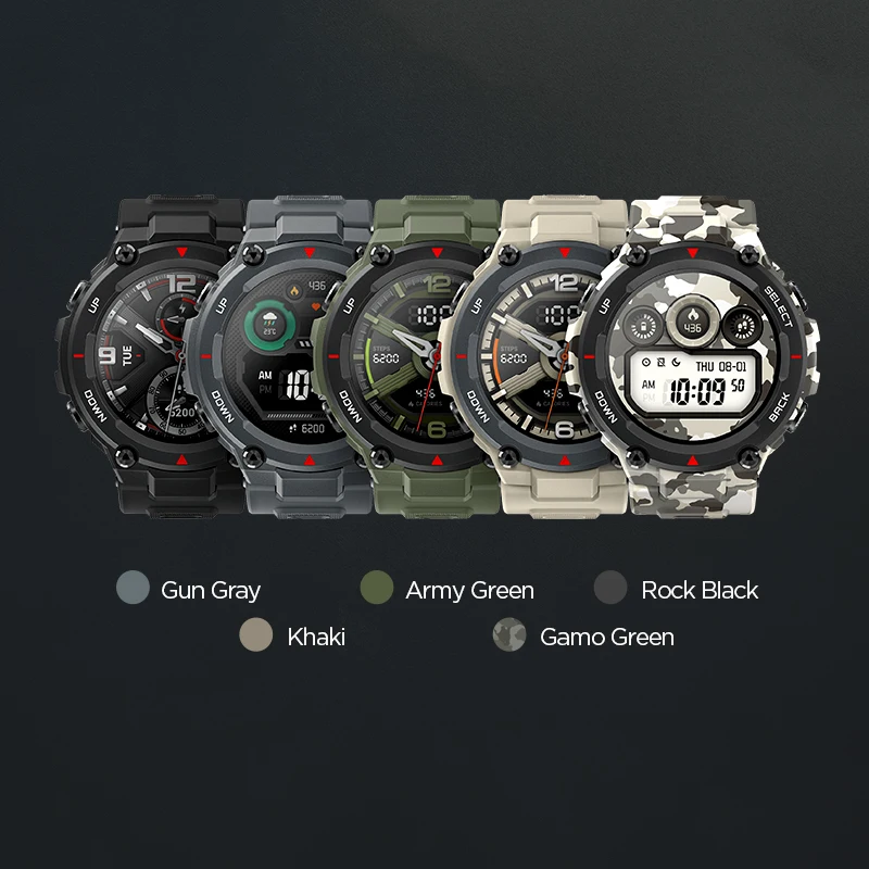 - Second hand Amazfit TREX smartwatch smart watch outdoor sport 5ATM xiaomi smart watch GPSbluetoothandroid IOS