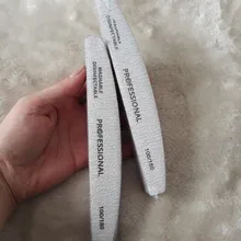 5 unids/lote de archivo 100/180 tope de lijado de manicura pedicura pulido polaco PP o de madera profesional archivos herramienta Grey barco