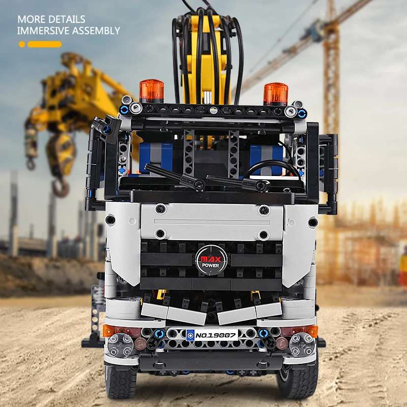 Mold King Technic Car App моторизованный Arocs 3245 автомобиль совместим с 42043 моделями