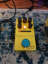 FLAMMA-Pedal de modulación FS05, Pedal de efectos de guitarra Digital estéreo con 11 efectos de modulación y 7 ranuras preestablecidas, Bypass verdadero
