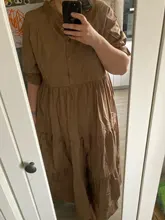 Elegant Dress Casual Robe Vestidos Party VONDA Bohemian Vintage Plus-Size Beach Women's Summer
