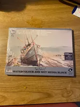 Paul Rubens-Papel artístico Para dibujo, 50% Algodón, 300g/m2, 20 hojas de Papel Para Acuarela, suministros de arte