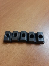 Tuercas de ranura en T de acero al carbono, tuercas en T para muebles, M5, M6, M8, M10, M12, M14, DIN508, color negro, grado final, 8,8, HW113