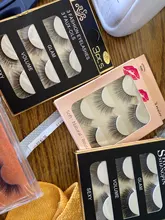 SHIDISHANGPIN-pestañas postizas 3D, 3 pares, 29 estilos, pelo de visón Natural largo, suave y esponjoso, hechas a mano