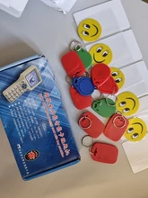 5 unids/lote RFID 125Khz T5577 escritura EM4305 contra interferencia de dibujos animados pegatinas etiquetas de tarjeta de proximidad de la etiqueta RFID Copiadora