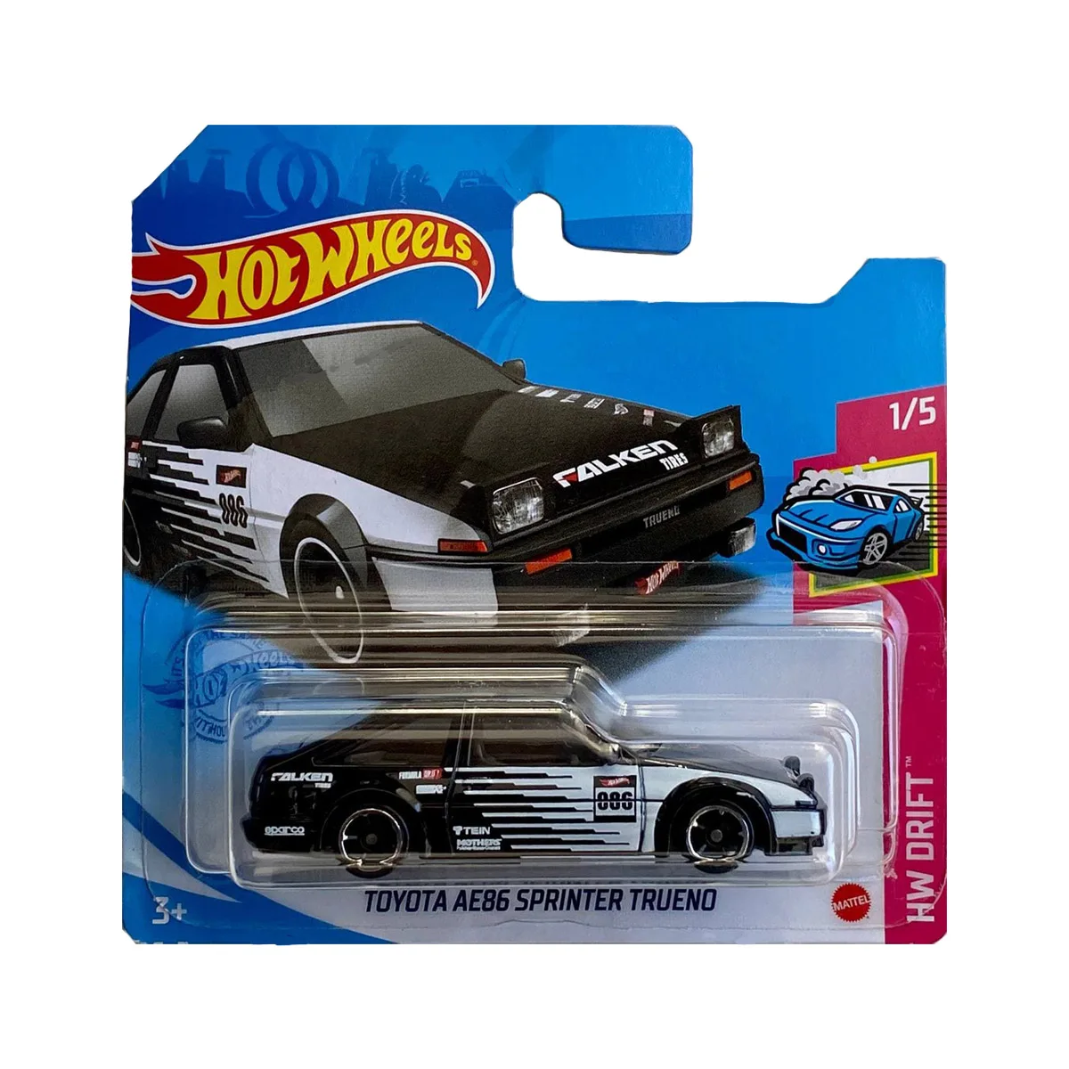 Hot Wheels Toyota AE86 Sprinter Trueno Collection Metal Case Diecast Kids Toys JDM Street Drift Old Japon Cars |