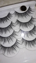 HBZGTLAD 2-20 pares 3D de visón pestañas falsas hecho a mano Wispy largo esponjosa pestañas falsas de ojos Natural extensión Kit de maquillaje Cilios